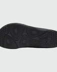 Dannto Aero N3- men's black wide toe box barefoot shoes shown from the bottom