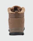 Dannto men‘s brown winter snow Boots shown from the back
