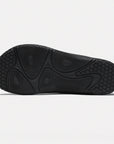 Dannto black casual barefoot shoes shown from the bottom