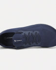 Dannto blue zero drop barefoot sneakers shown from the top