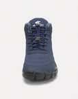 Dannto unisex‘s blue winter snow Boots shown from the front
