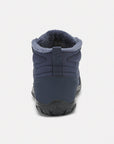 Dannto unisex‘s blue winter snow Boots shown from the back