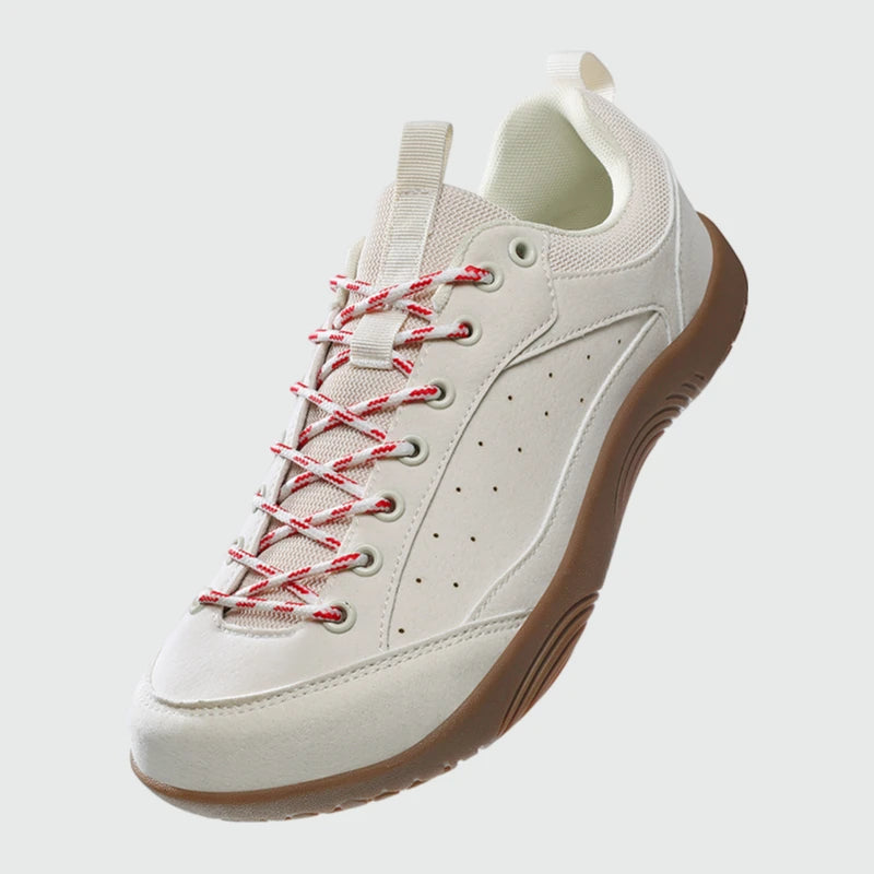 Aero N2 - white wide toe box barefoot for men women shown from a three quarter view