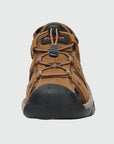 Dannto Trekport S3 - Men's Hiking Sandals taupe shown from the front