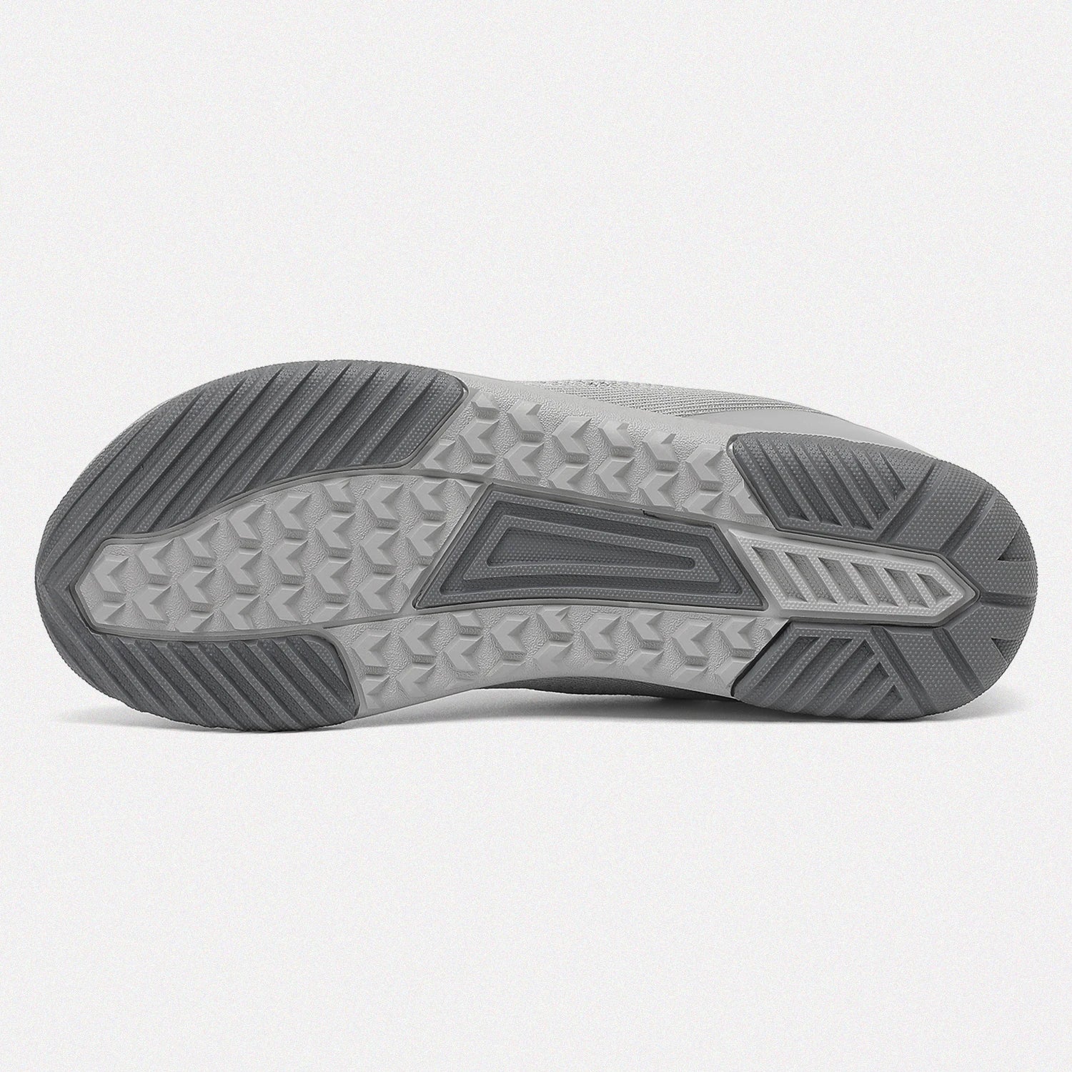 Dannto gray zero drop barefoot sneakers shown from the bottom