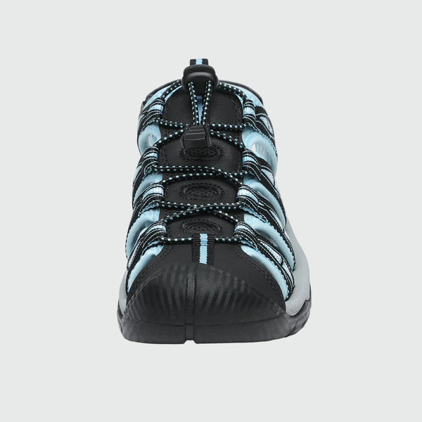 Sandalo trailport H2 da donna Dannto nero blu mostrato dalla parte anteriore