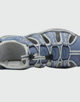Dannto women's trailport H2 sandal blue shown from the top