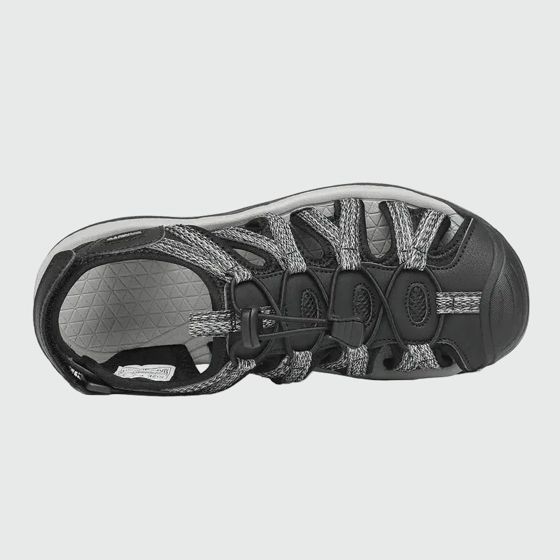 Sandali da trekking da donna Dannto S2 neri visti dall'alto