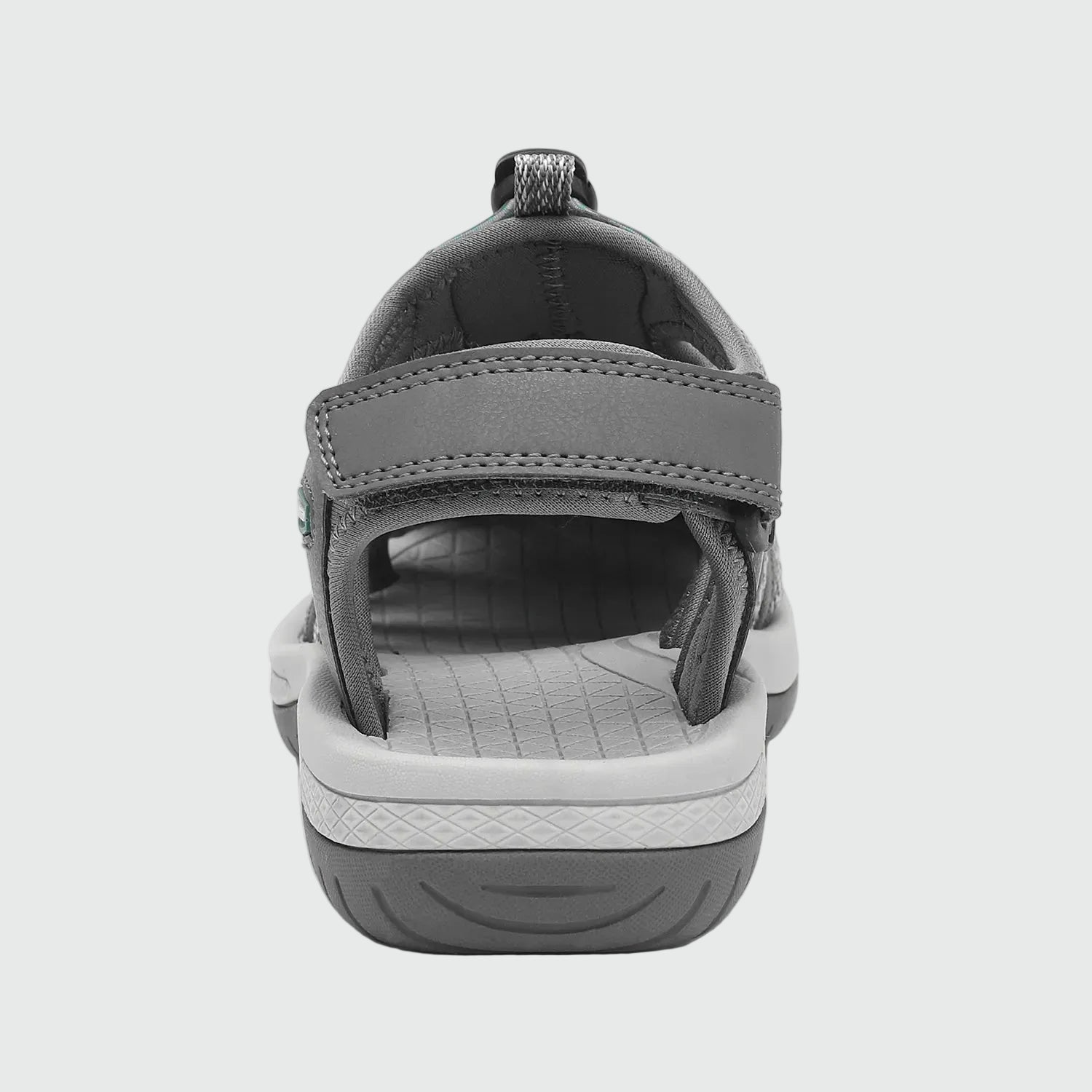 Dannto women's closed toe hiking sandals S2 gray shown from the back