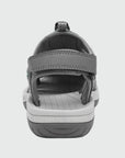 Dannto women's closed toe hiking sandals S2 gray shown from the back