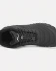 Dannto unisex‘s all black winter snow Boots shown from the top