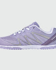 Gliss II - purple wide toe box barefoot shoes for women shown from the side